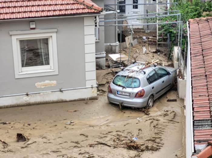 Orașul Volos, lovit de ploi record și inundații fulgerătoare, Grecia - 07 septembrie 2023