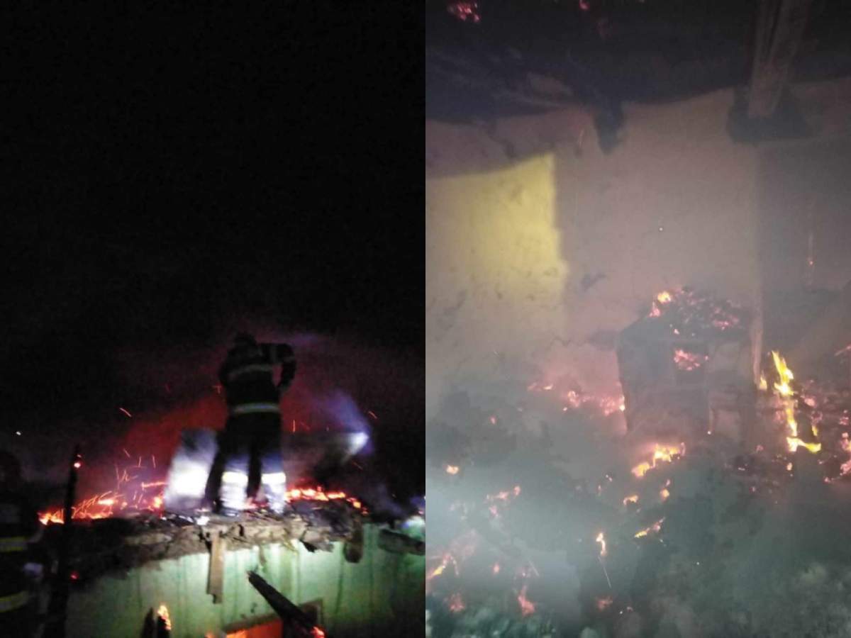 Pompierii au acționat de urgență. incendiu în Vaslui