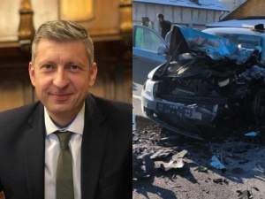 Directorul aeroportului din Sibiu ar fi provocat un accident mortal, după ce a lovit cu mașina un alt bărbat. Victima s-a stins din viață / FOTO