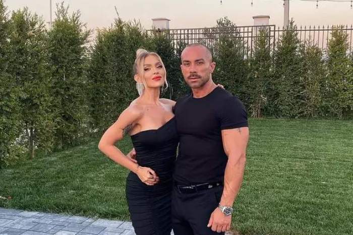 Cătălin Dobrescu și Oana Radu îmbrăcați în negru