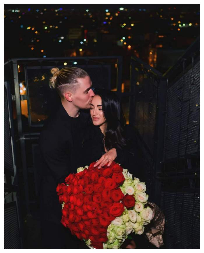 Larisa Iorache și Cristian Chiriță se sărută