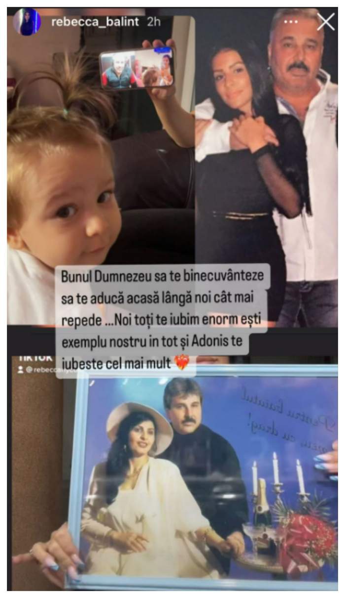 Ce urare i-a făcut Rebeca Balint tatălui ei, Sile Cămătaru, cu ocazia zilei de naștere. Mesajul transmis pe rețelele de socializare: ”Te iubim enorm” / FOTO