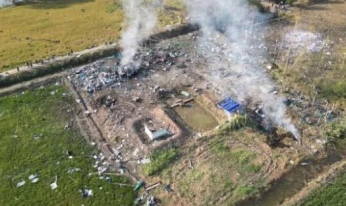 Explozie la o fabrică de artificii din Thailanda