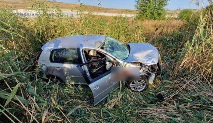 mașina implicată în accident