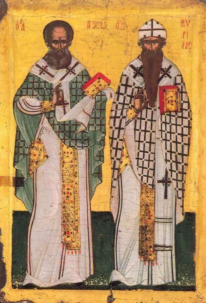 Sfinții Atanasie şi Chiril