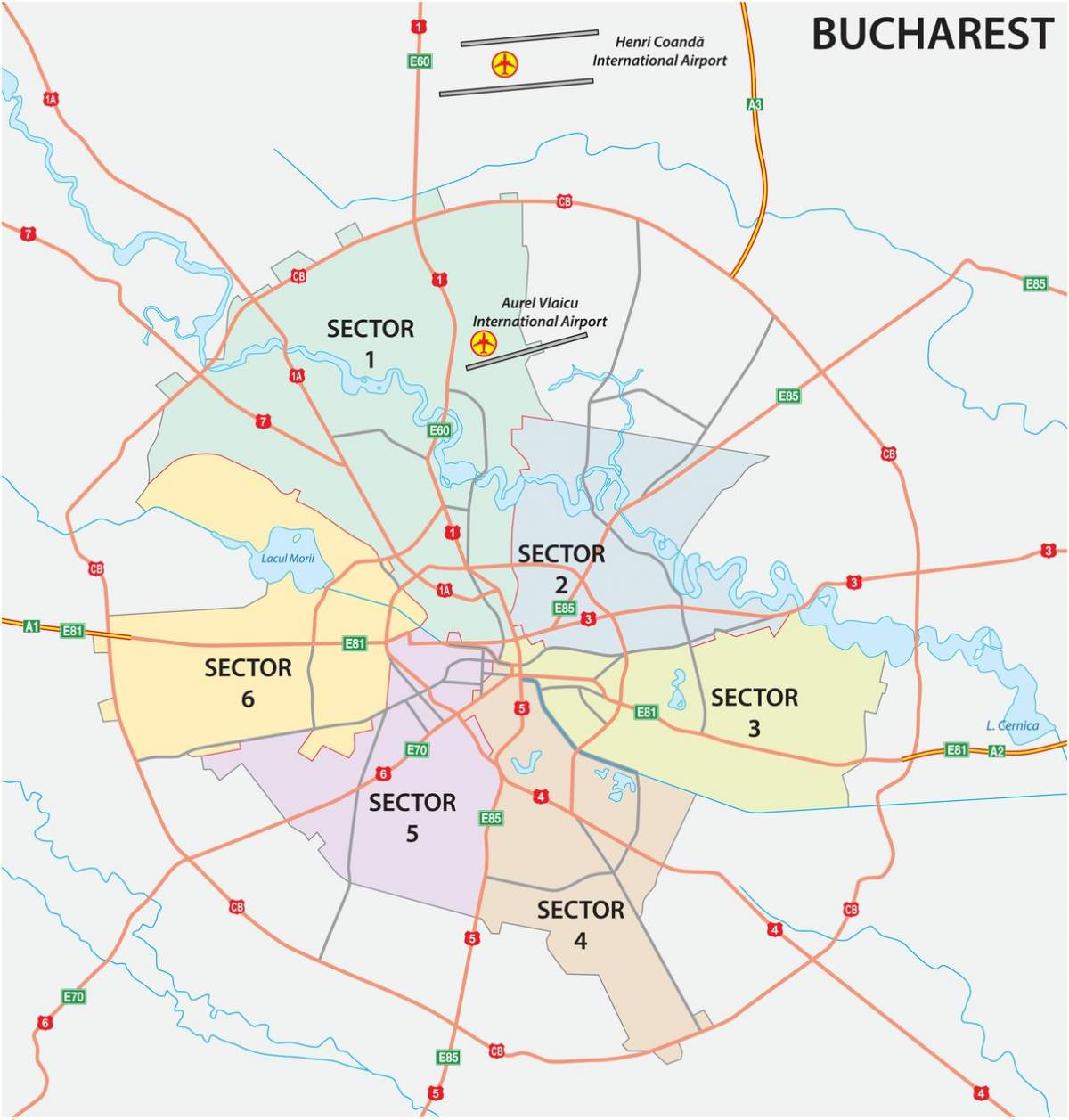 Harta București