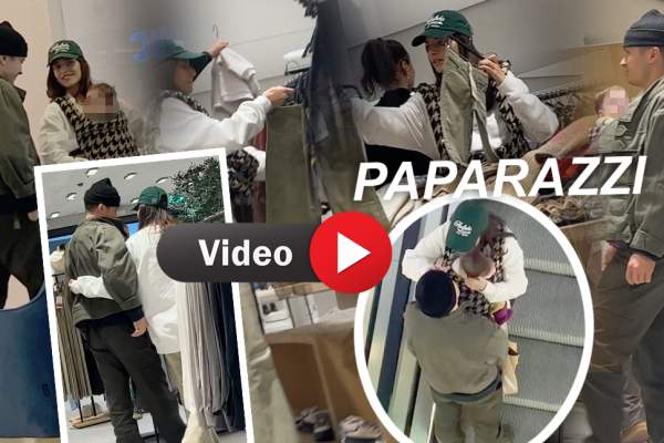 Cumpărăturile se fac întotdeauna în familie pentru Alice Peneacă și Dragoș Caliminte. În ce ipostaze au fost văzuți de paparazzi Spynews.ro / PAPARAZZI