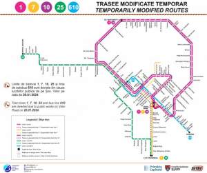 Mai multe linii STB vor avea trasee modificate în acest weekend. Cum vor circula tramvaiele și autobuzele din București în cele două zile libere