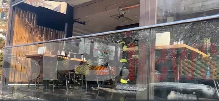 Alertă în cartierul bogaților! Pompierii au venit de urgență la un restaurant de fițe din Primăverii / VIDEO PAPARAZZI
