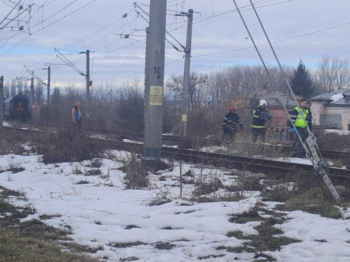 Accident feroviar cumplit în județul Neamț! Un minor de 14 ani a murit, după ce a fost lovit de tren / FOTO