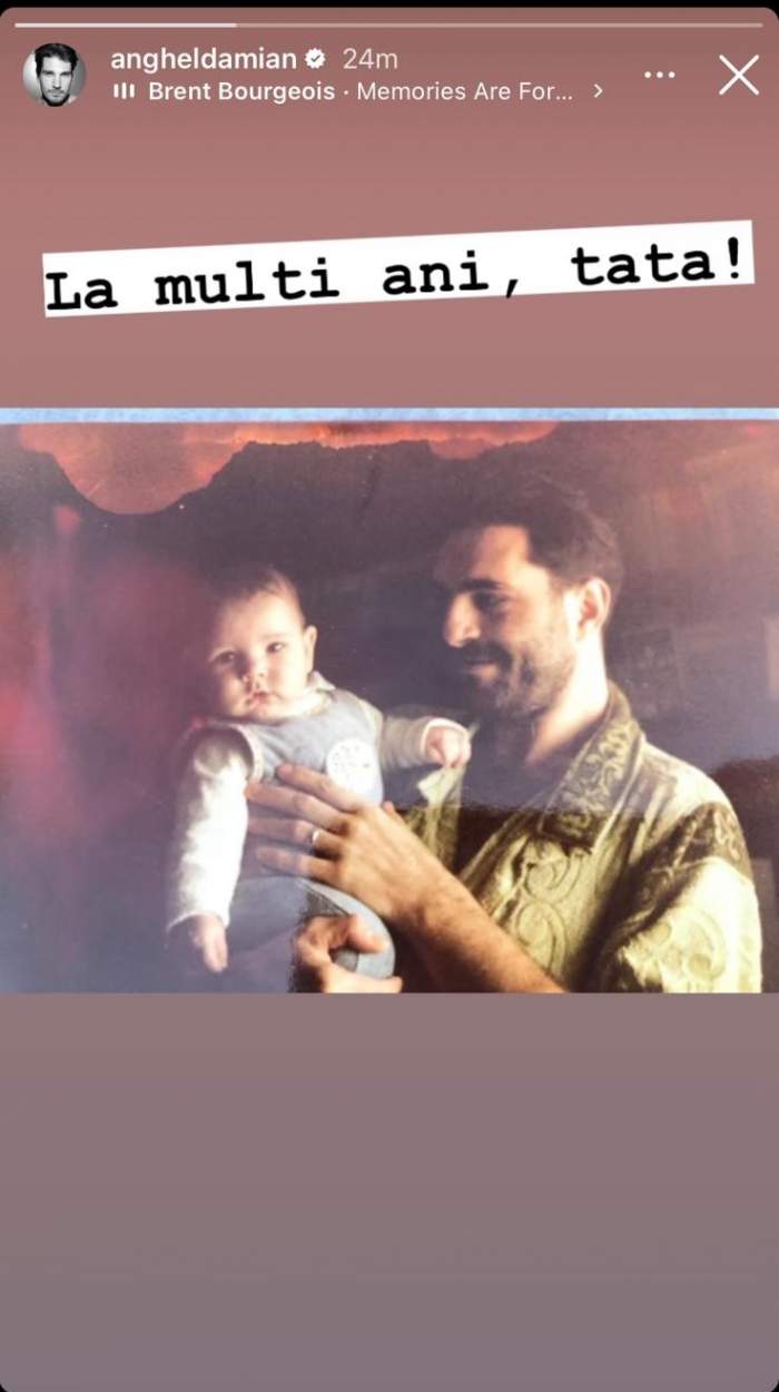 Anghel Damian își sărbătorește tatăl. Imaginea specială postată de iubitul lui Theo Rose cu părintele lui / FOTO