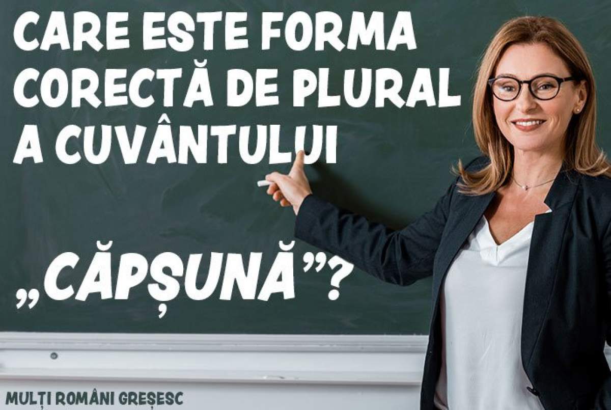 „Căpșună” la plural