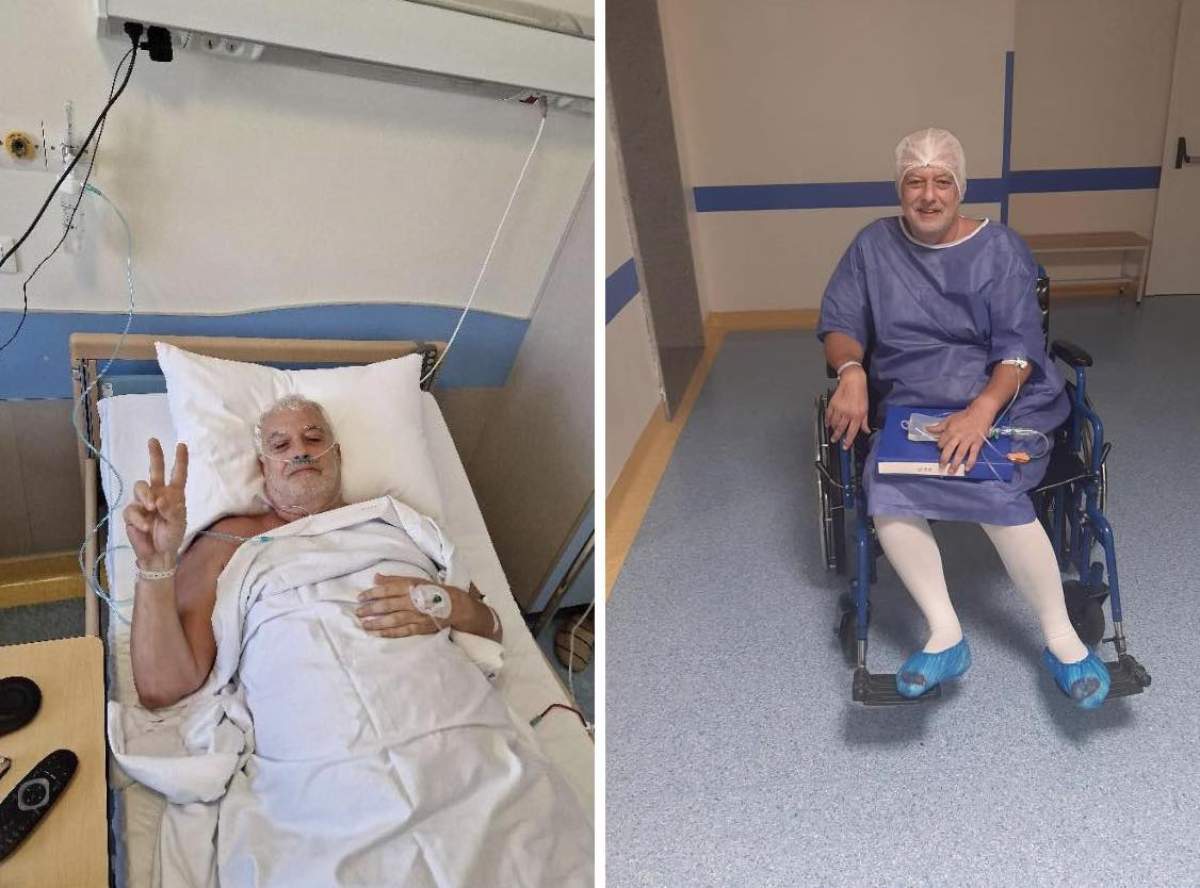 Colaj Cătălin Crișan în spital Colaj Cătălin Crișan