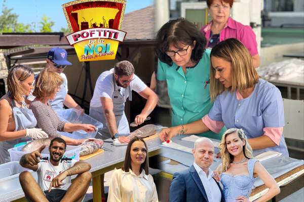 Cătălin Cazacu, Andreea Antonescu, Dan Badea și soția lui, Mădălina, fac echipă în cea de-a patra ediție a sezonului 10 Poftiți pe la noi!