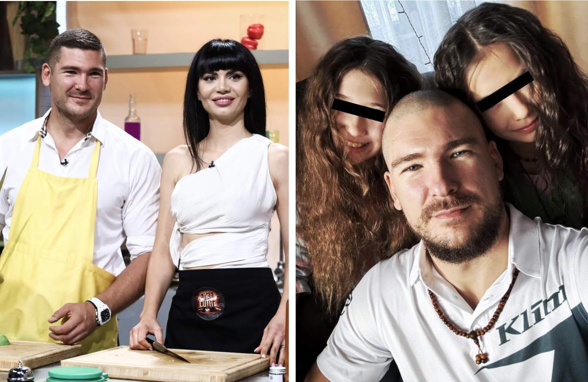 Călin Donca, soția si cele doua fetițe Milionarul se afla in arest la domiciliu