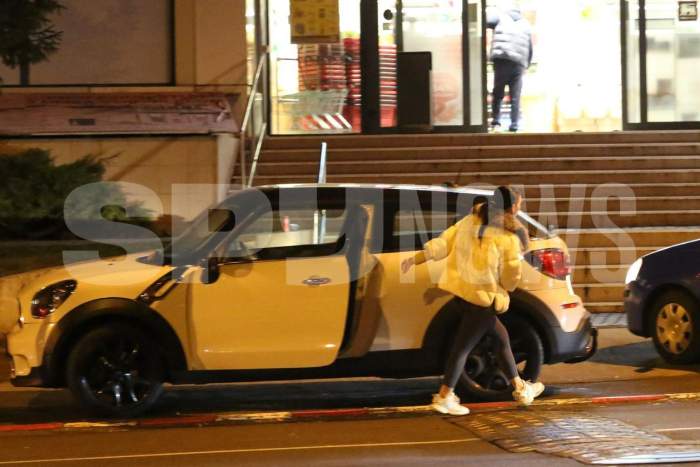 Când nu e la televizor, Francisca își întră în rolul de ”fată de casă”! Bruneta a întors toate privirile la cumpărături! / PAPARAZZI