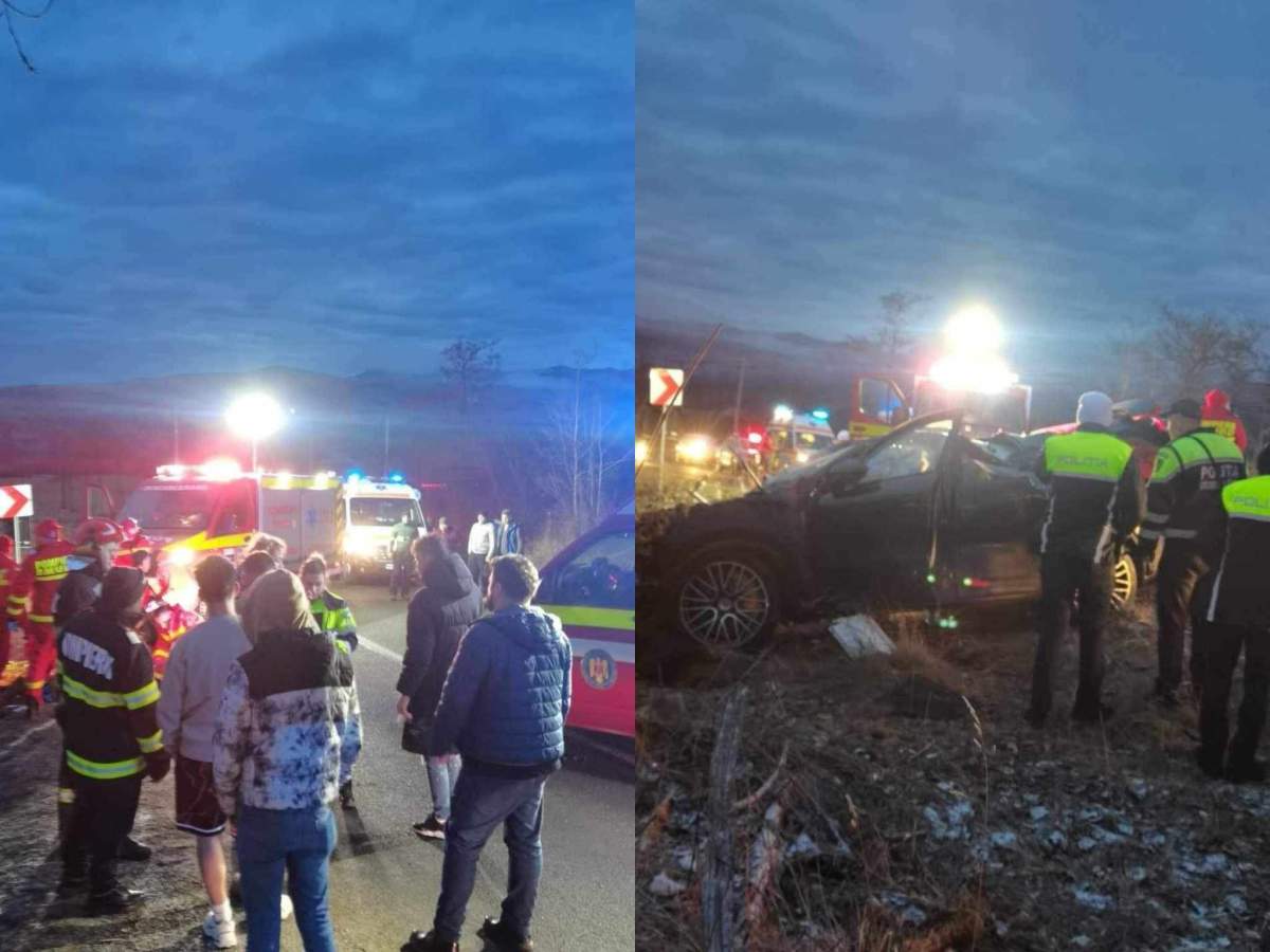 Tânăra a murit pe loc. imagine de la locul accidentului