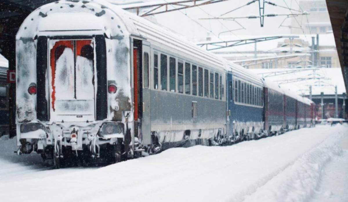 Tren CFR Călători Compania Națională de Căi Ferate CFR SA a emis o informare referitoare la condițiile de iarnă care afectează circulația feroviară.