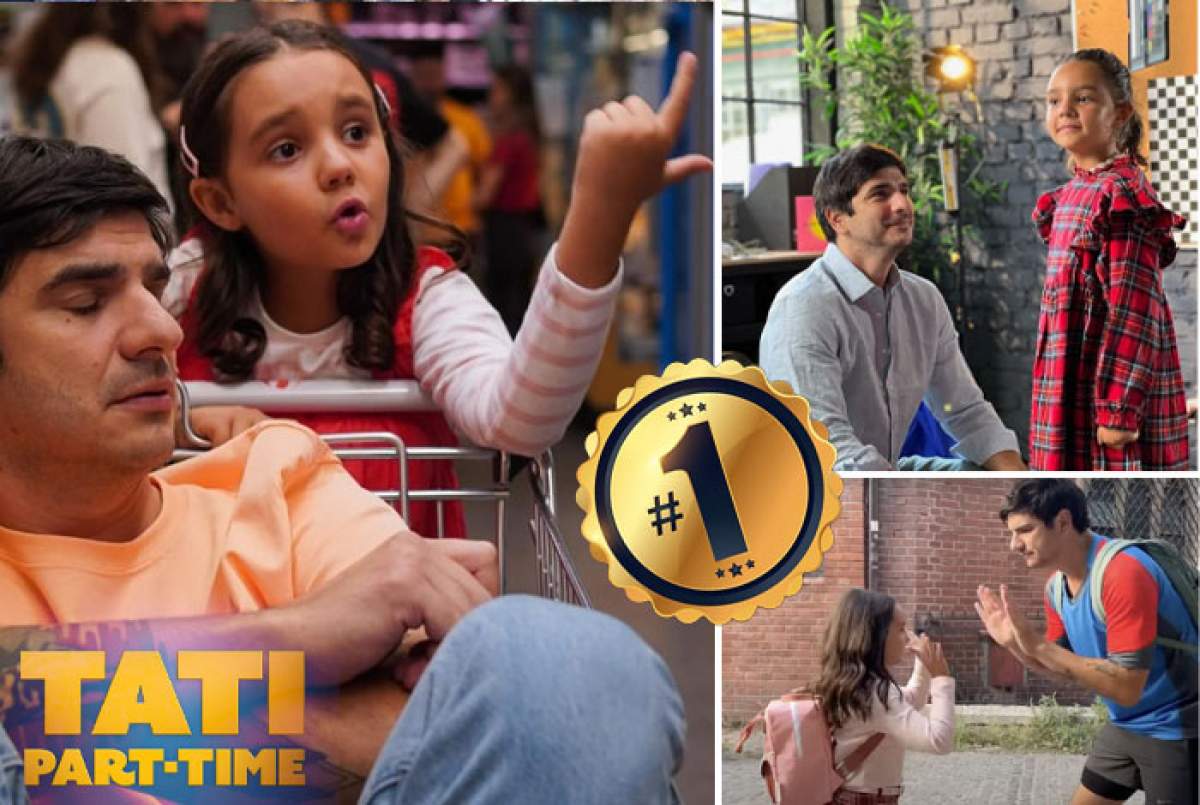 „Tati part-time”- lecția de parenting de pe marile ecrane este pe locul 1 în Box Office. Eva Măruță și Alex Bogdan fac ravagii in prima săptămână de la lansare