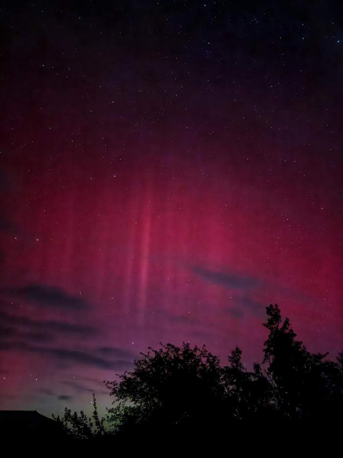 aurora boreala vazuta din Leresti