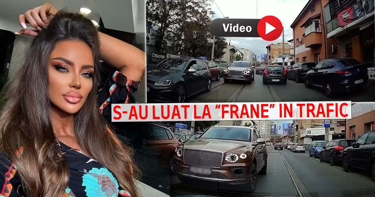 Bianca Drăgușanu, scandal în trafic cu un șofer! Poliția a intervenit! VIDEO EXPLOZIV