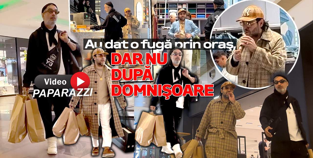 Dan Bursuc şi Costel Cocoş, ca băieţii prin mall! Femeile ar fi invidioase de maratonul celor doi prin magazine! Imagini savuroase cu maneliştii / PAPARAZZI