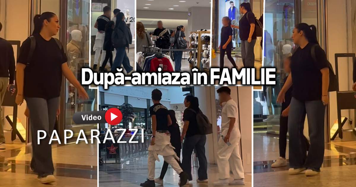 Andra şi copiii, răsfăţ la mall! Cine îi ajută când Cătălin Măruţă este prins cu treabă | PAPARAZZI