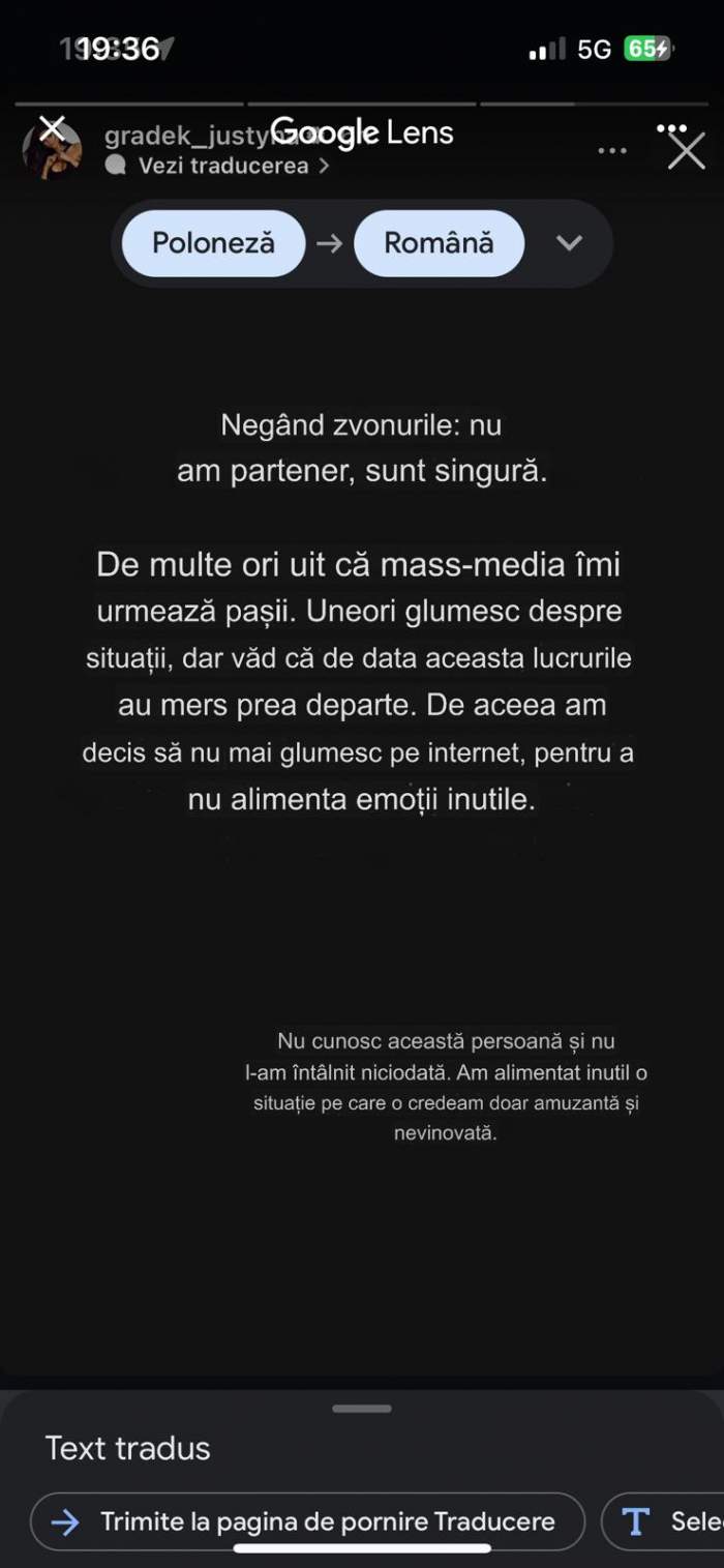 Fosta lui Alex Bodi, Justyna Gradek, s-a despărțit de Cristian Costin de la Insula Iubirii! Relația s-a terminat după doar câteva săptămâni