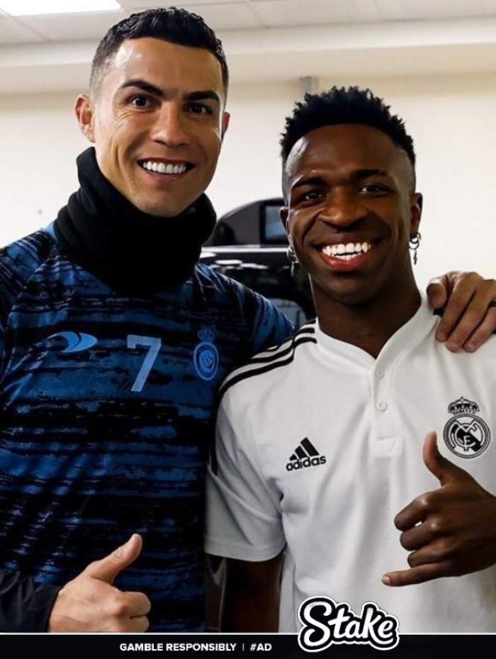 Cristiano Ronaldo și Vinicius