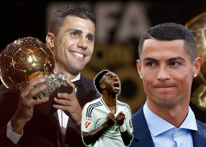 Scandal la Balonul de Aur 2024. Rodri a obținut premiul, deși toată lumea se aștepta ca marele câștigător să fie Vinicius. Cum a reacționat Cristiano Ronaldo