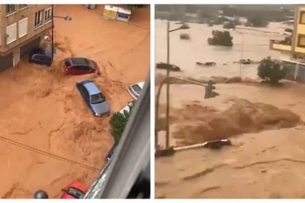 Imagini dezastruoase cu inundațiile din Spania! Au fost înregistrate peste 50 de decese. Mai multe zone în care sunt români au fost afectate