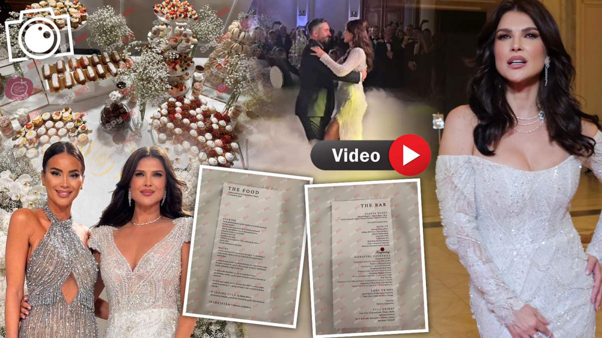 Nunta momentului în showbiz! Monica Bîrlădeanu și Valeriu Gheorghiță, eveniment de clasă! Filmări exclusive din interior | VIDEO