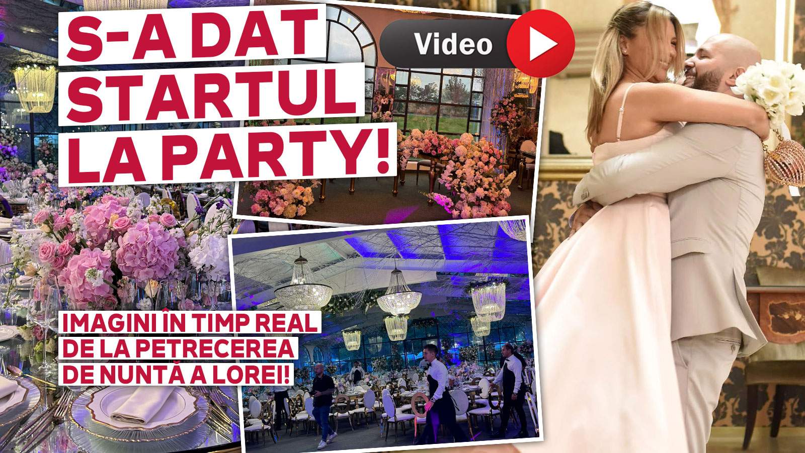 S-a dat startul la party! Imagini în timp real de la petrecerea de nuntă a Lorei! Cum se distrează artista alături de cei dragi | VIDEO