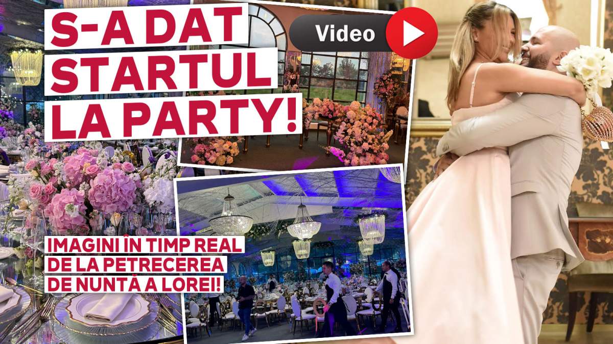 S-a dat startul la party! Imagini în timp real de la petrecerea de nuntă a Lorei! Cum se distrează artista alături de cei dragi | VIDEO
