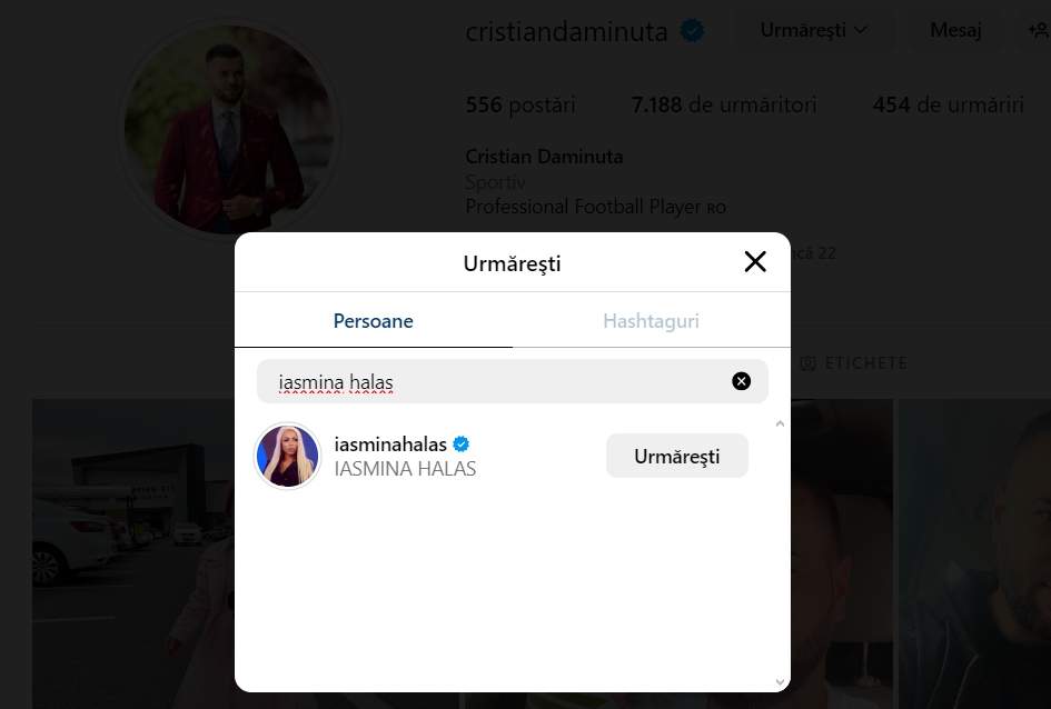 cristian daminuta follow iasmina halas