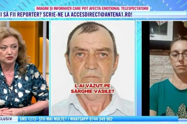 Acces Direct. Vasile din Bacău, dat dispărut de familia lui! Unde a fost văzut bărbatul, dupp ce nimeni nu a mai luat legătura cu el. Fiica lui a cerut ajutor