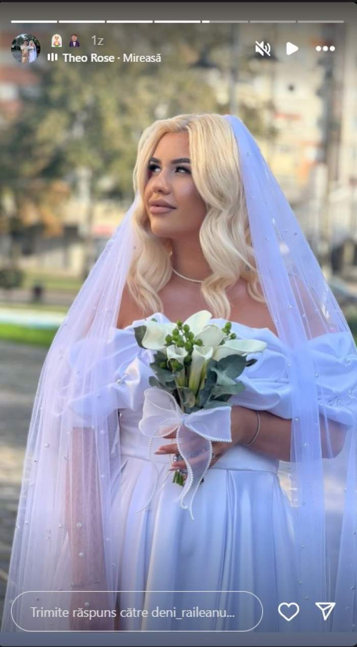 Denisa Răileanu de la Mireasa, sezonul 7, s-a căsătorit religios cu tatăl copiilor ei. Imagini emoționante cu dansul mirilor / FOTO