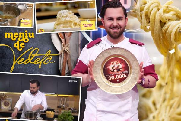 Paste cu sos de ceapă și vinete! Rețeta lui Chef Janni Alexandridis, câștigătorul Chefi la cuțite! Ce să adaugi pentru un preparat delicios