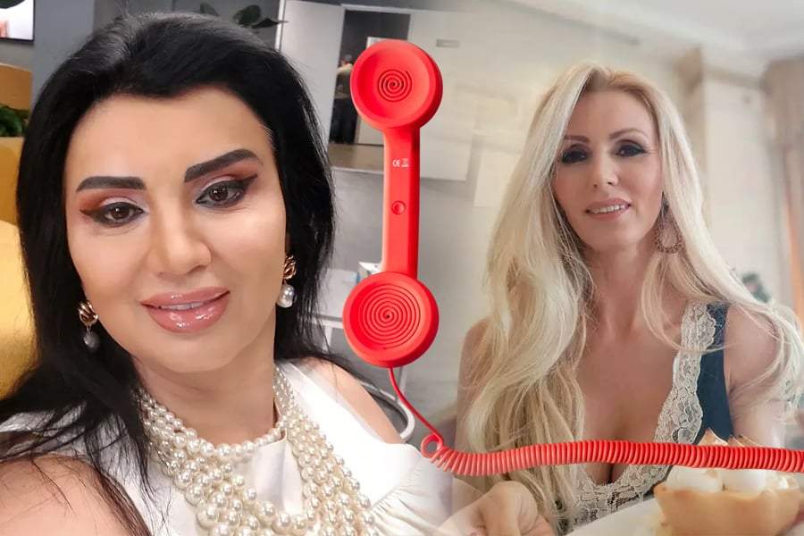 Adriana Bahmuțeanu și Mihaela, văduva lui Silviu Prigoană