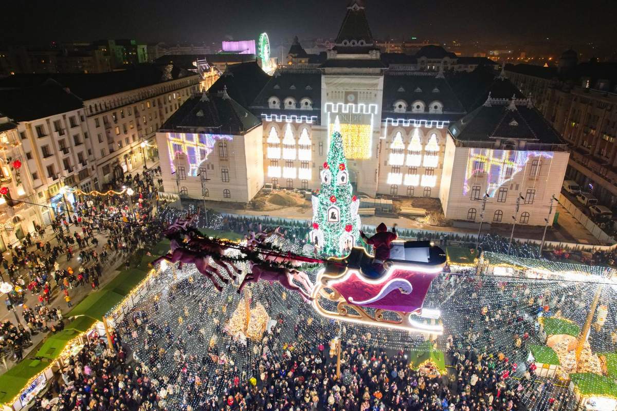 Târgul din Craiova s-a deschis în 15 noiembrie. Târgul de Crăciun din Craiova