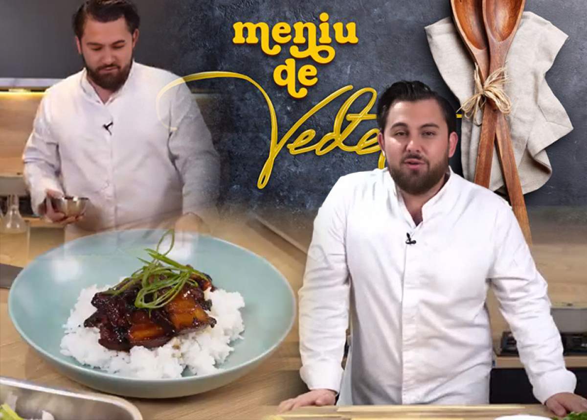 Rețetă delicioasă de de burtă de porc în stil asiatic. La ce truc apelează Janni Alexandridis pentru un gust savuros