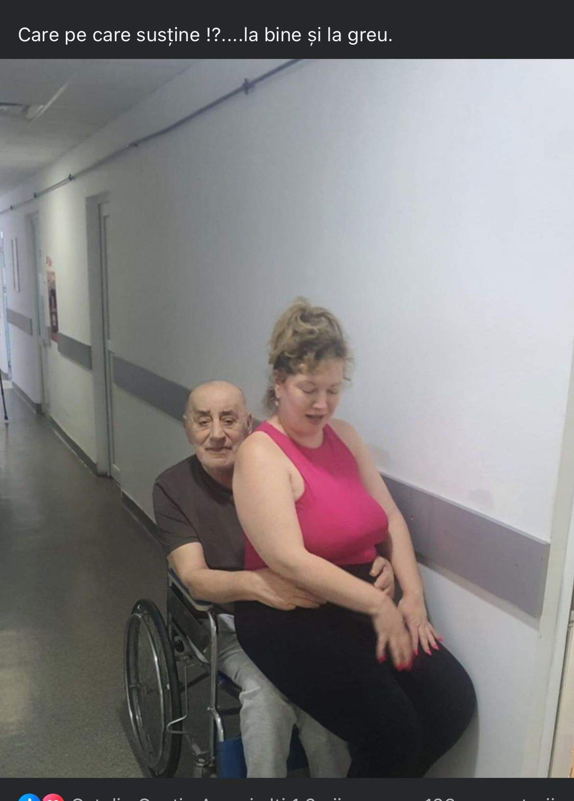 Oana Lis a făcut publică prima imagine cu Viorel Lis din spital. Cum s-a fotografiat alături de fostul edil / FOTO