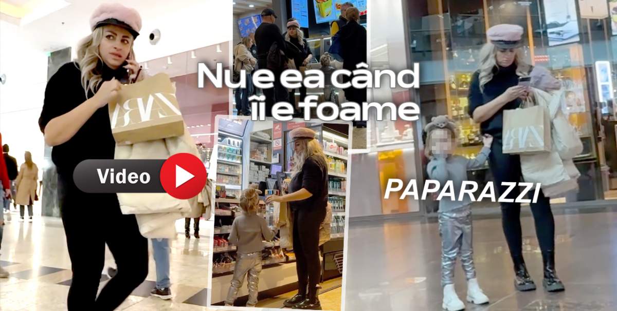 Sânziana Buruiană face terapie prin shopping! Au luat-o nervii la mall, dar mâncarea a calmat-o / PAPARAZZI