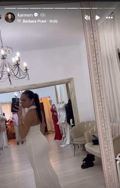 Karmen Minune, în rochie de mireasă! Fiica cea mare a lui Adrian Minune are de gând să se căsătorească a doua oară, după divorțul de Bogdan Căplescu? / FOTO