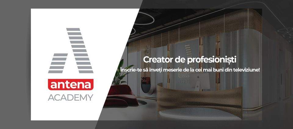 Antena Academy – cea mai nouă şi inovativă şcoală media din România îşi deschide astăzi porţile