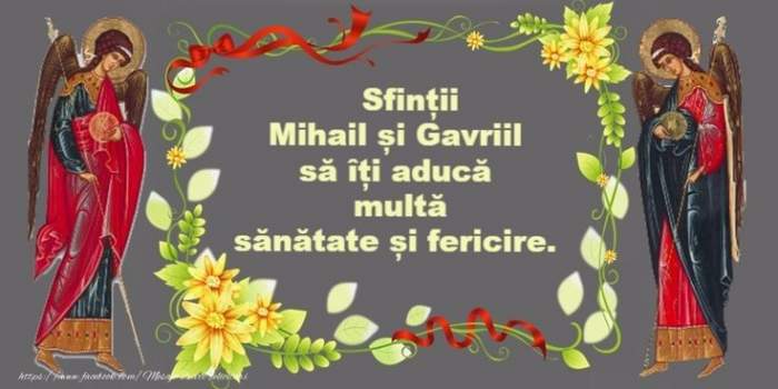 felicitare de sfintii Mihail și Gavril