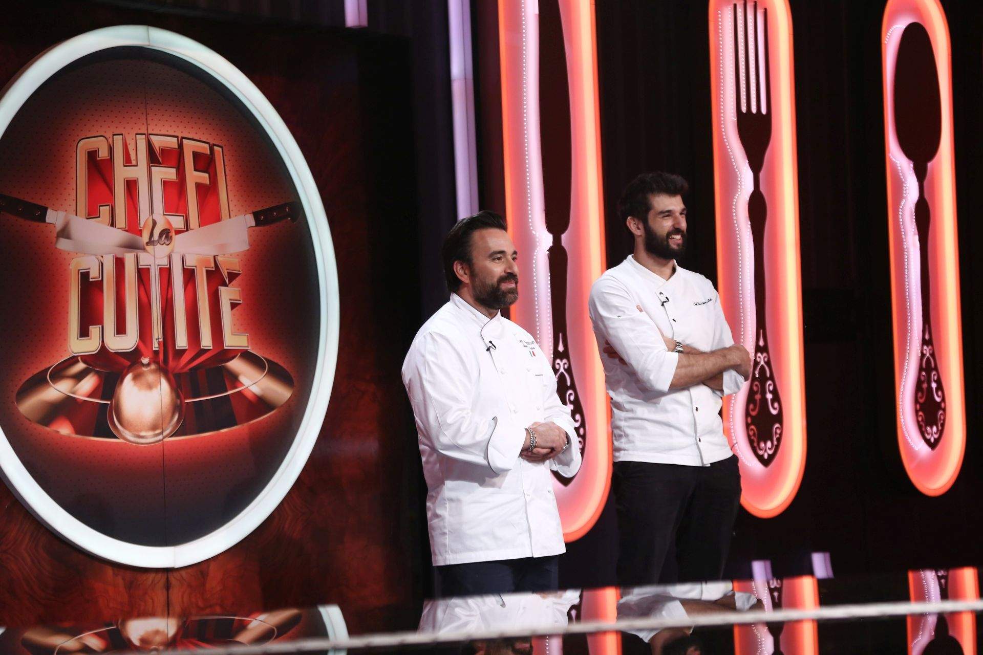 Chef Abou Zaki, moment special la Chefi la cuțite alături de invitatul său, Chef Max Mascia: ”Este pentru prima dată când un Chef cu 2 stele Michelin vine în platoul show-ului culinar”