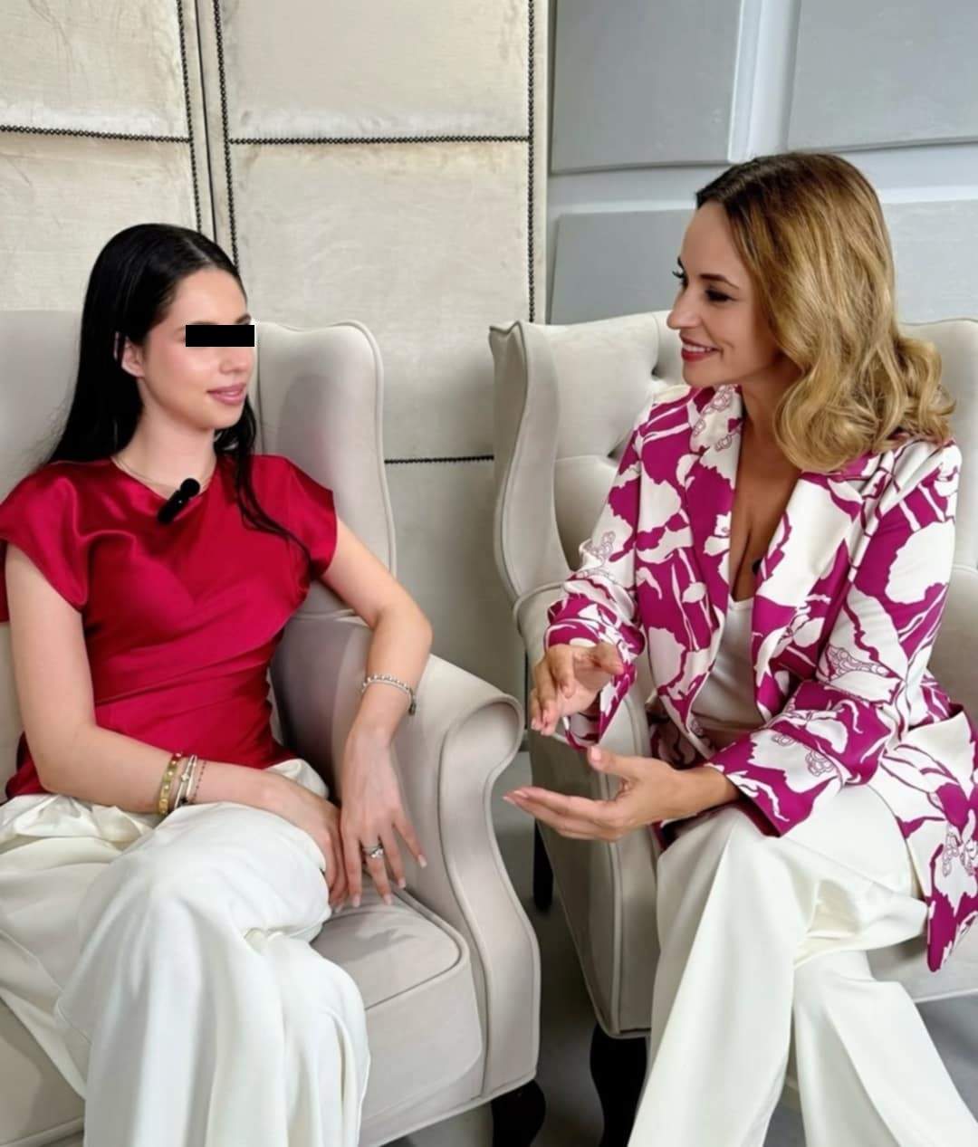 Andreea Marin și fiica ei, Violeta Bănică