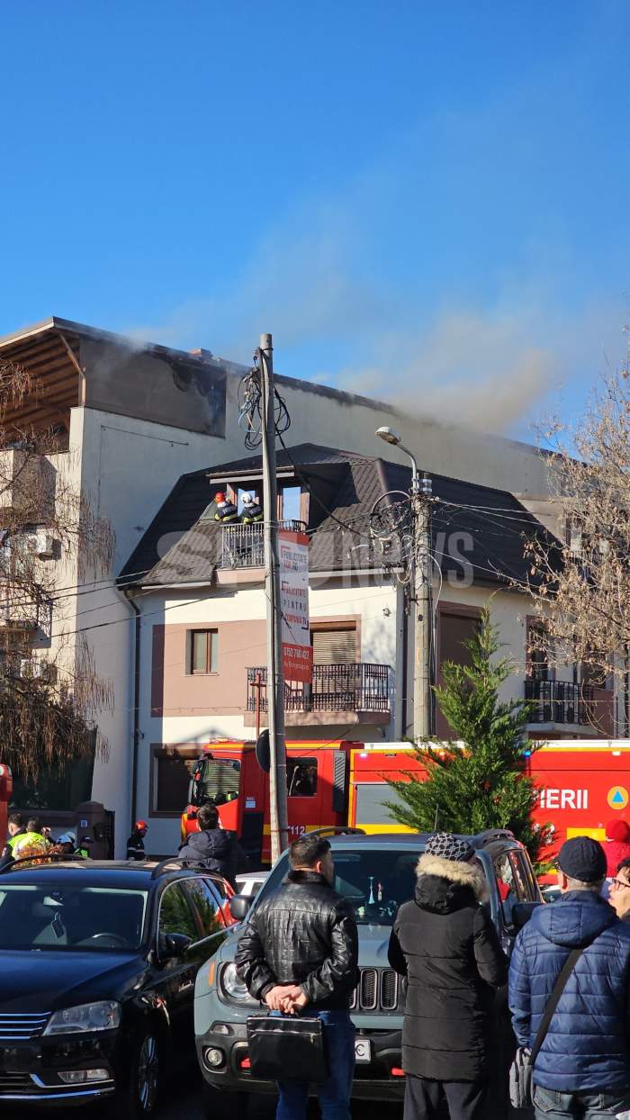 Incendiu uriaș în București! Pompierii au intervenit de urgență în zona 1 Mai. Imagini exclusive | VIDEO