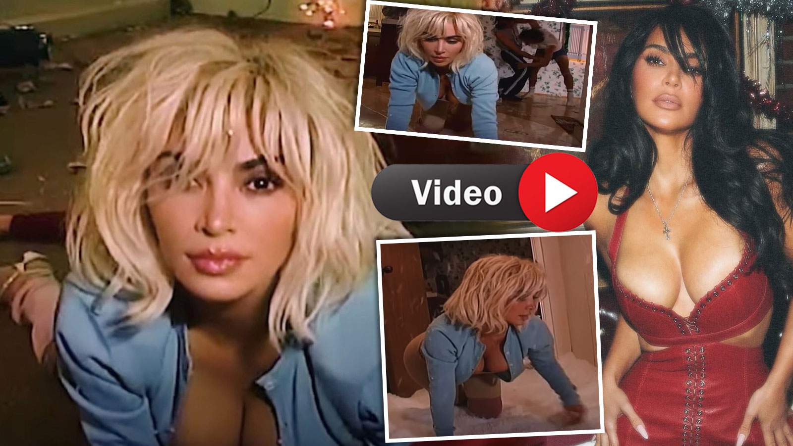 Imaginile controversate cu care Kim Kardashian și-a speriat fanii de Crăciun. Videoclipul ”Santa Baby” a ajuns criticat în toată lumea | VIDEO